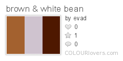 brown & white bean